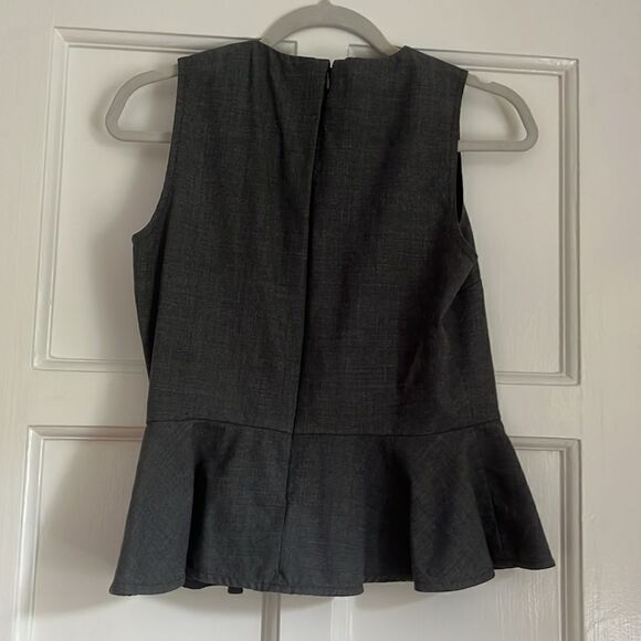 Jcrew size 4P wool peplum top - Picture 4 of 4
